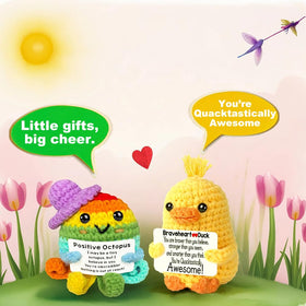 AicooFest cow crochet plush brings warm, thoughtful gift options.