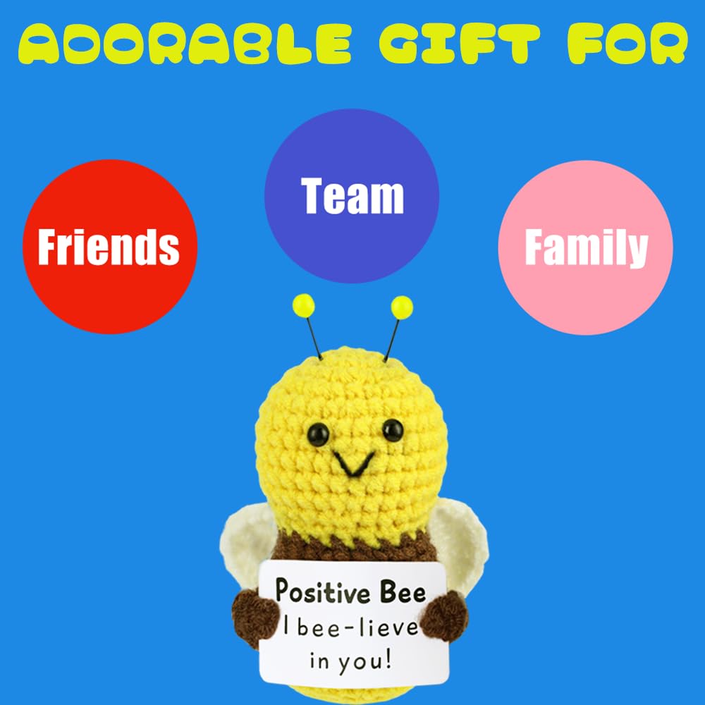 AicooFest mini bear crochet, cozy shelf decor that feels comforting.