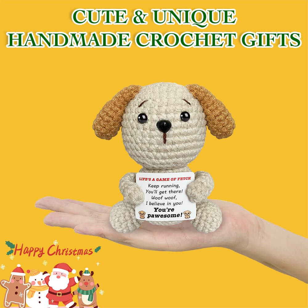 AicooFest owl crochet plush supports focus and cozy vibes on a desk.