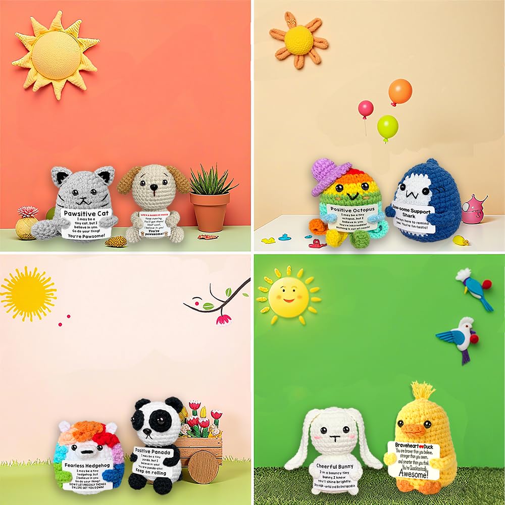 AicooFest panda crochet plush adds whimsy and comforting presence to any space.