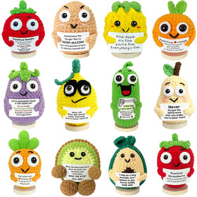 AicooFest pickle crochet figure for desk encouragement