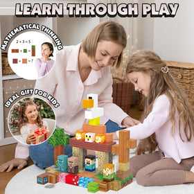 AIDYVOI 1-inch blocks offer precise building for small hands.