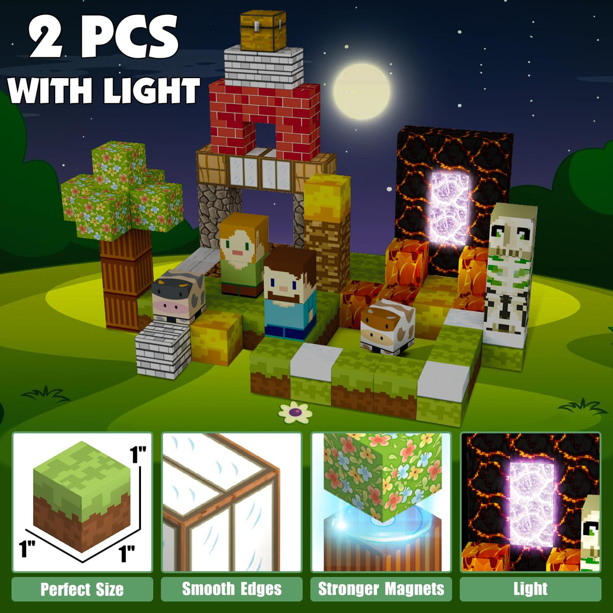 AIDYVOI colorful construction prompts exploration and pattern creation for kids.