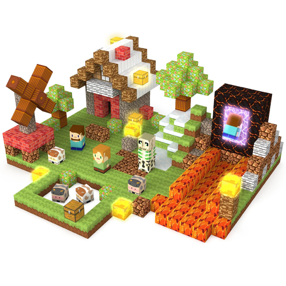 AIDYVOI magnetic blocks 1-inch cubes offer easy grip for small hands during creative building.