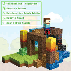 AIDYVOI magnetic blocks colorful pieces invite sensory exploration and imaginative construction