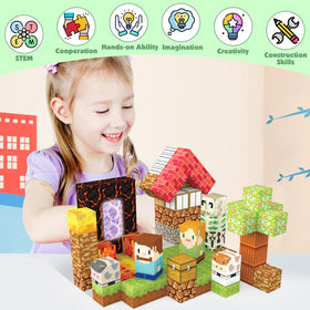 AIDYVOI non-toxic, smooth-edged cubes keep little hands safe during play.