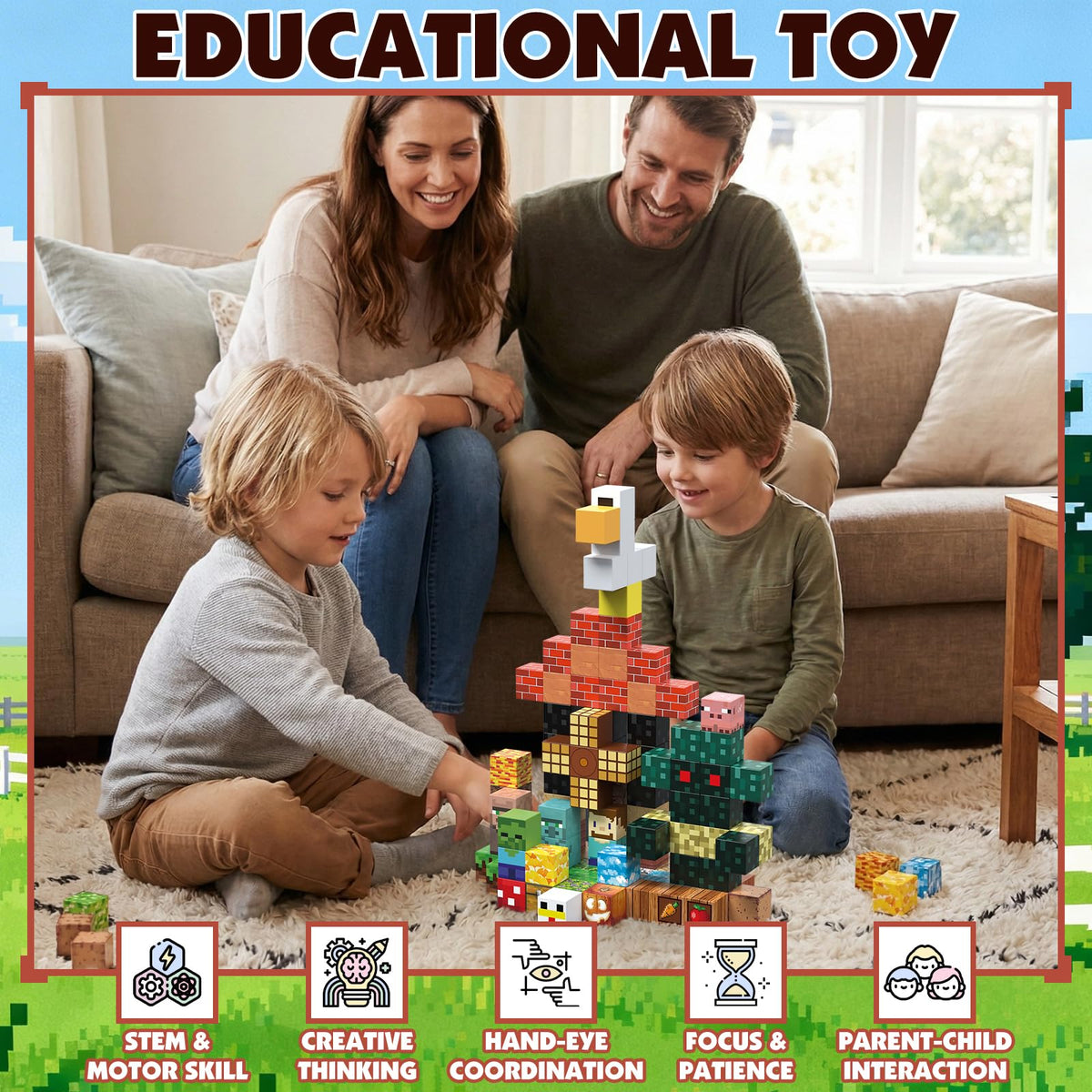 AIDYVOI STEM learning toy introduces magnetism and geometry through hands-on play