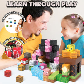 Aidyvoi blocks with strong magnets for stable, durable constructions
