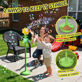 AIERSA Included accessories simplify setup and portable bubble fun anywhere.