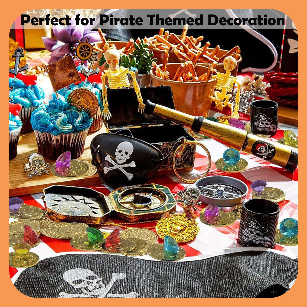 AiFanS kids' party decoration adds festive pirate-themed ambiance.