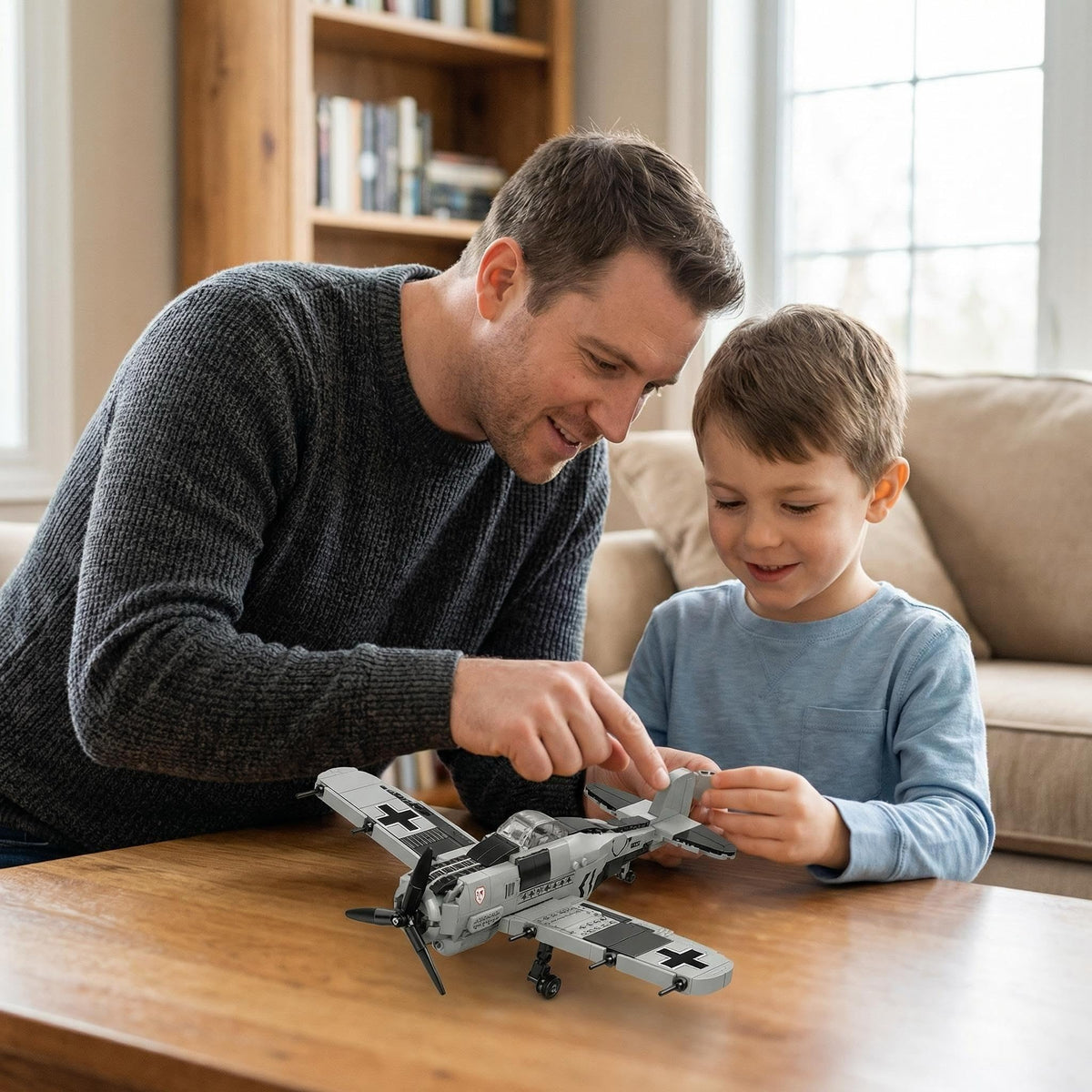 Aigidusansu FW190 durable ABS bricks ensure lasting builds.