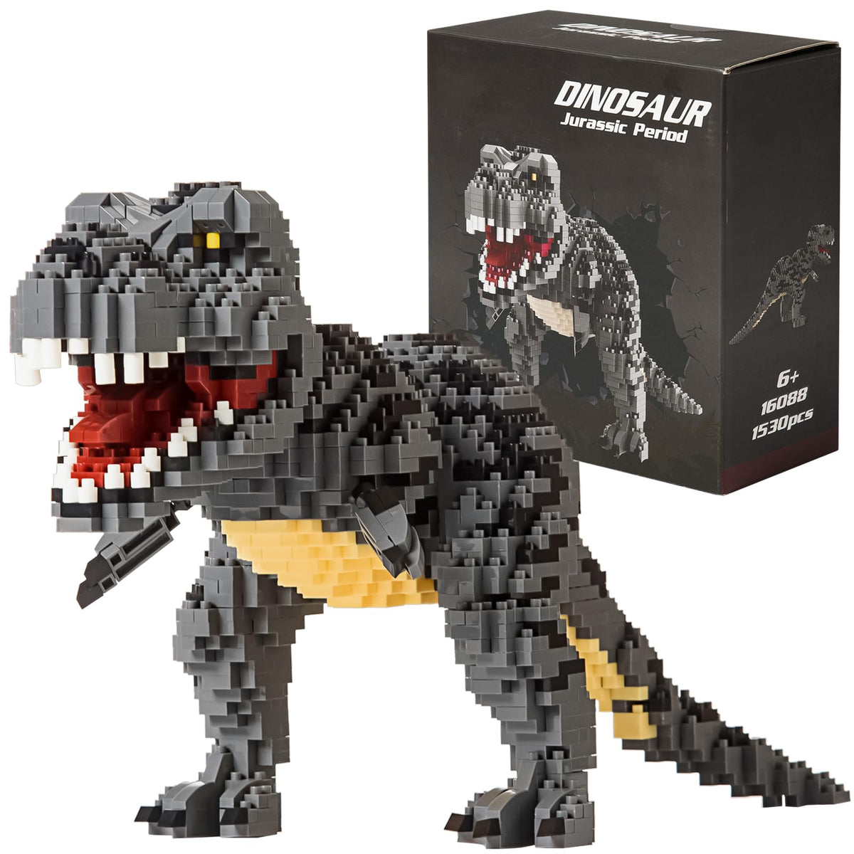 Aigidusansu Velociraptor micro blocks deliver detailed assembly and a satisfying build.