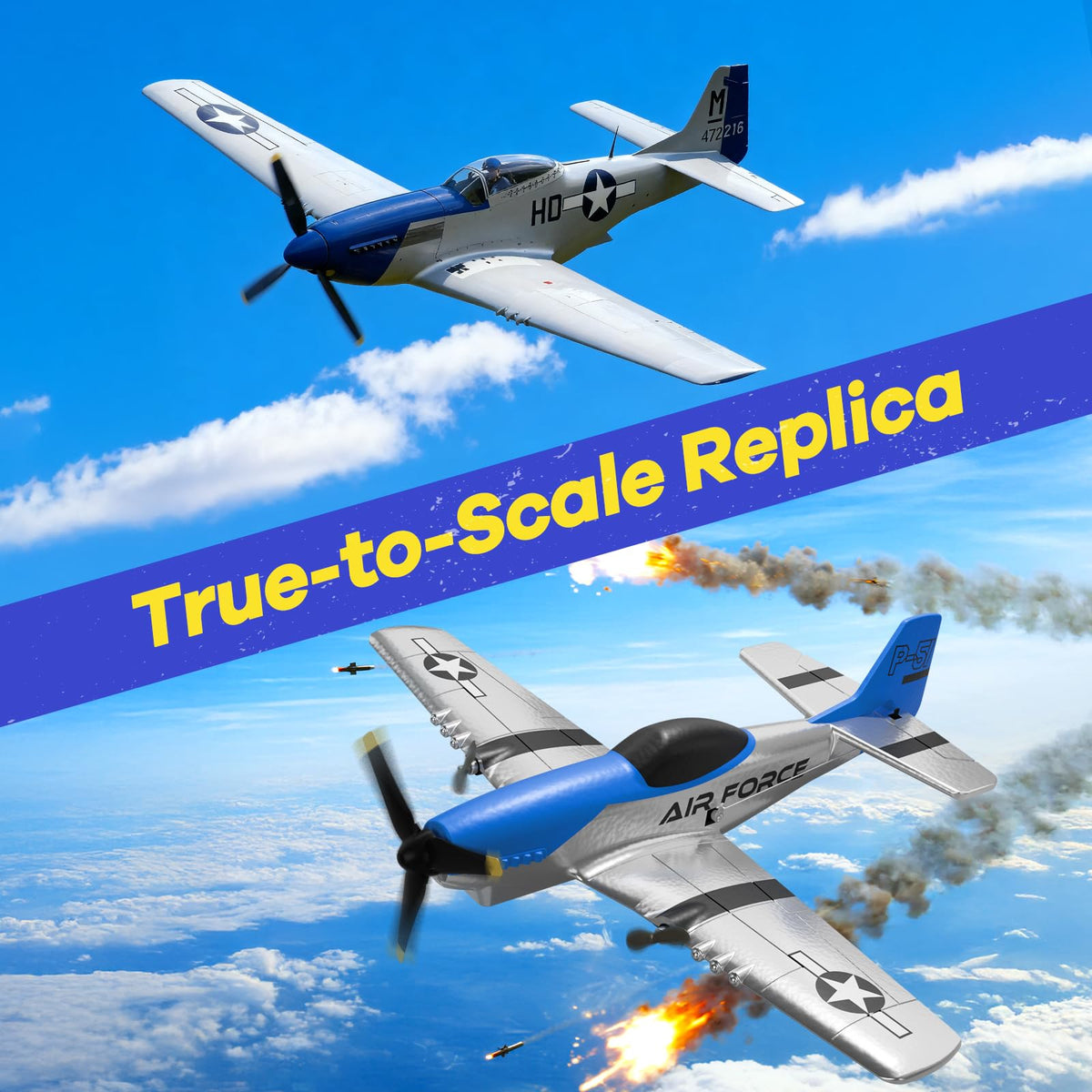 AIGIMU RC Plane with 3CH design enables precise, responsive control.