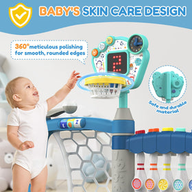 AIGIMU toddler sports toy LED scoreboard reveals scores and encourages interaction.