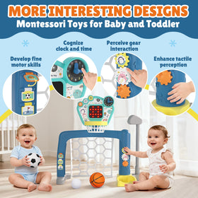 AIGIMU adjustable-height backboard grows with your child during play
