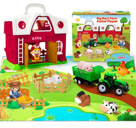Aigybobo big red barn invites imaginative farm play for toddlers