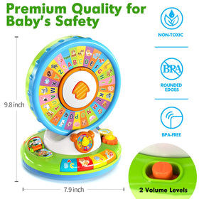 Aigybobo BPA-free ABS plastic keeps play safe and durable
