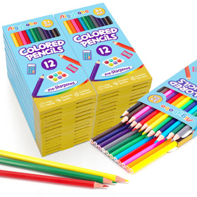Aigybobo bulk colored pencils in a 360-count set for classrooms and clubs.