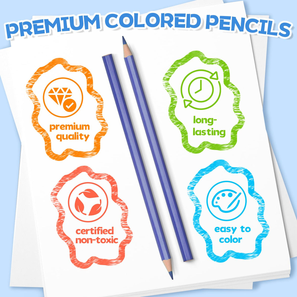 Aigybobo hexagonal wood pencils provide comfortable grip and steady use.