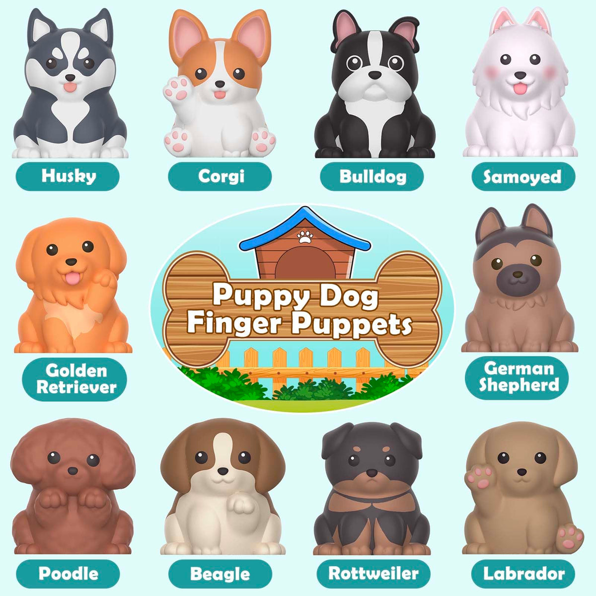 Aigybobo dog house door opening demonstrates fine motor exploration
