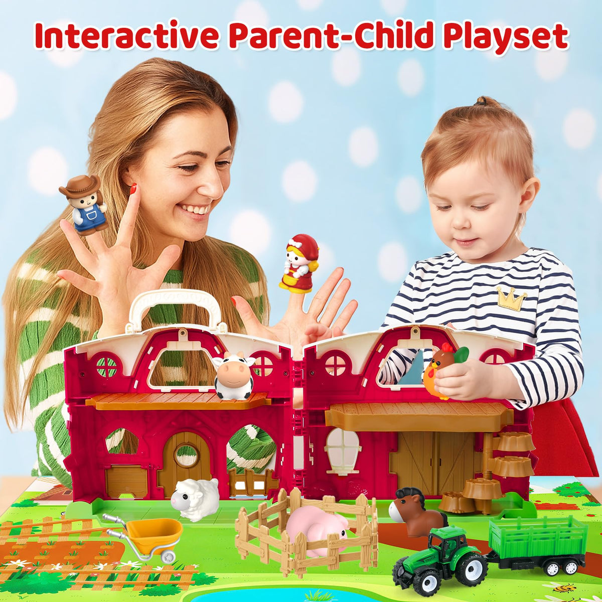 Aigybobo farm fence set helps build interactive farm layouts
