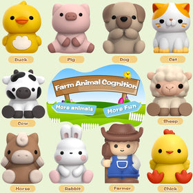 Aigybobo farmer figurine boosts imaginative play and storytelling during toddler activities