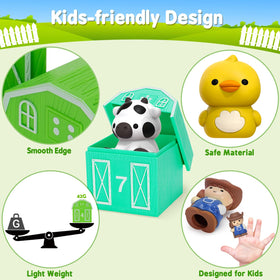 Aigybobo finger puppet animals encourage hands-on dexterity and interactive play