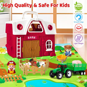 Aigybobo five farm animals figures stimulate recognition