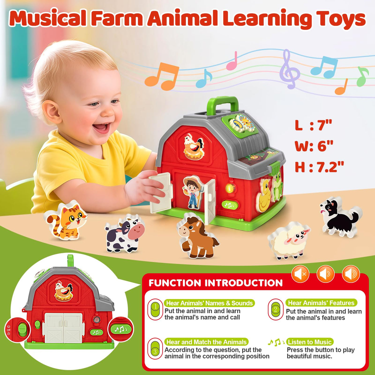 Aigybobo ladybug slider for a chirp sound during play