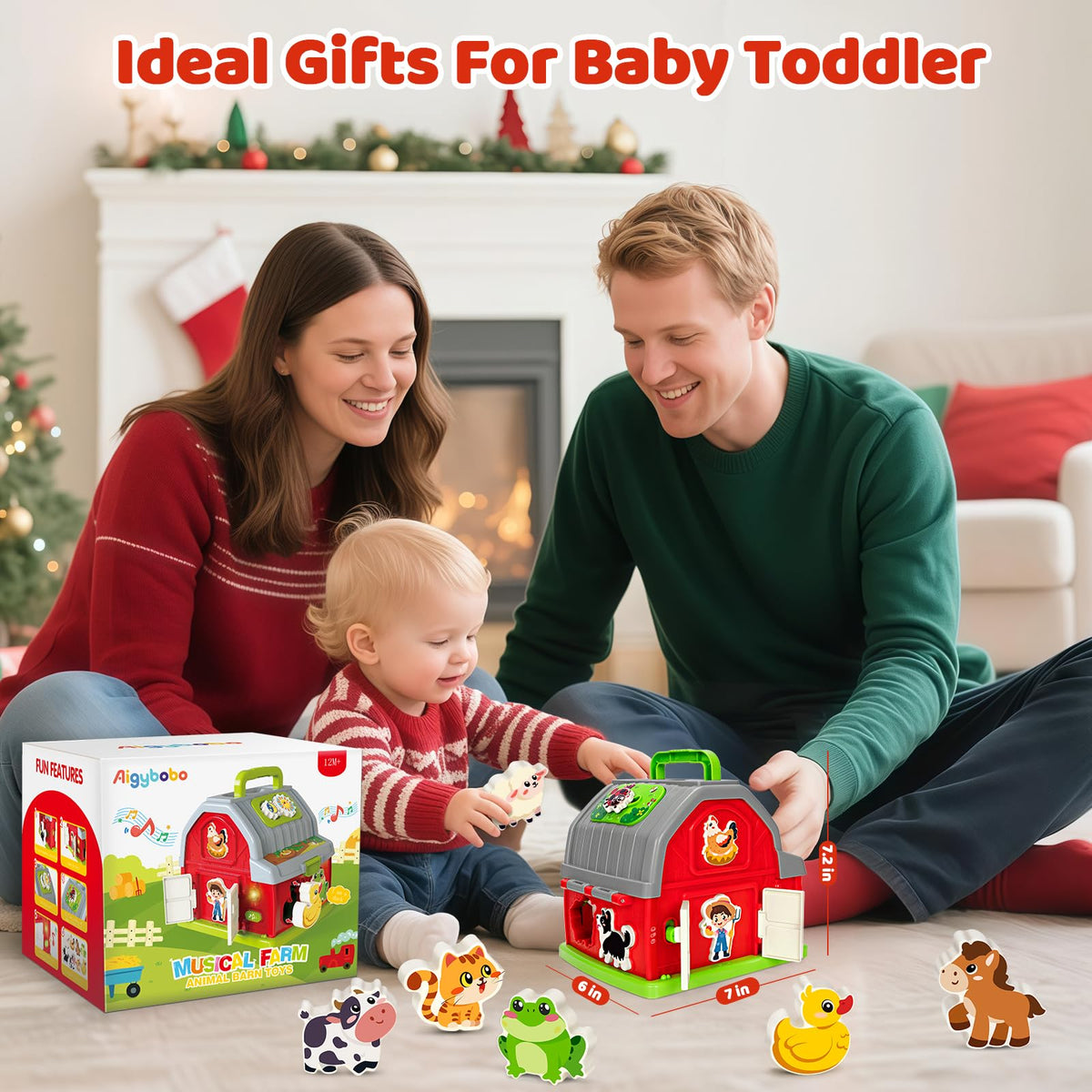Aigybobo light-up barn feature adds visual feedback during activities