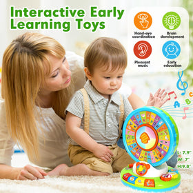 Aigybobo Musical toy modes and buttons for interactive learning