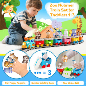 Aigybobo six numbered barns for color and number matching