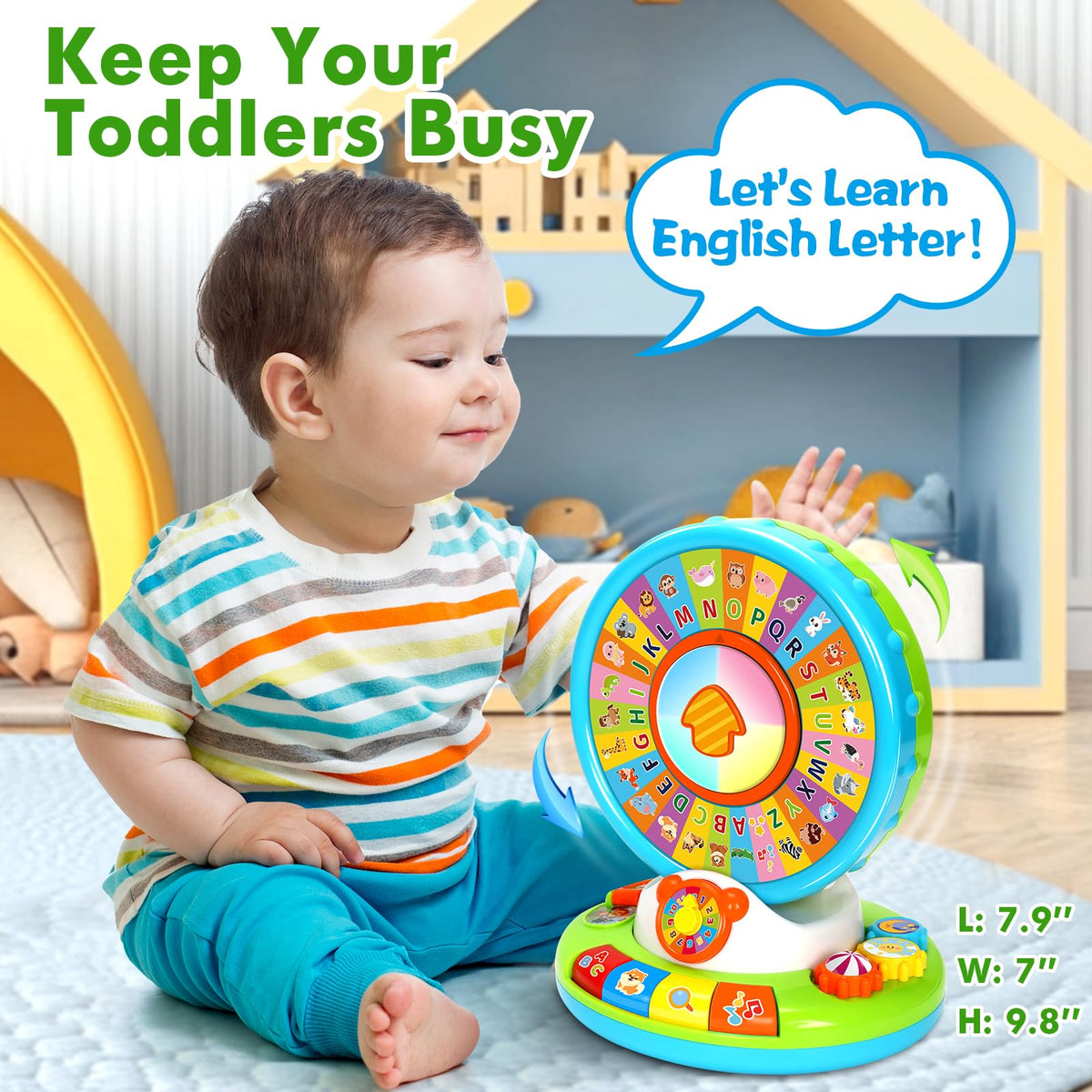 Aigybobo Alphabet Zoo animal sounds and visuals encourage curiosity