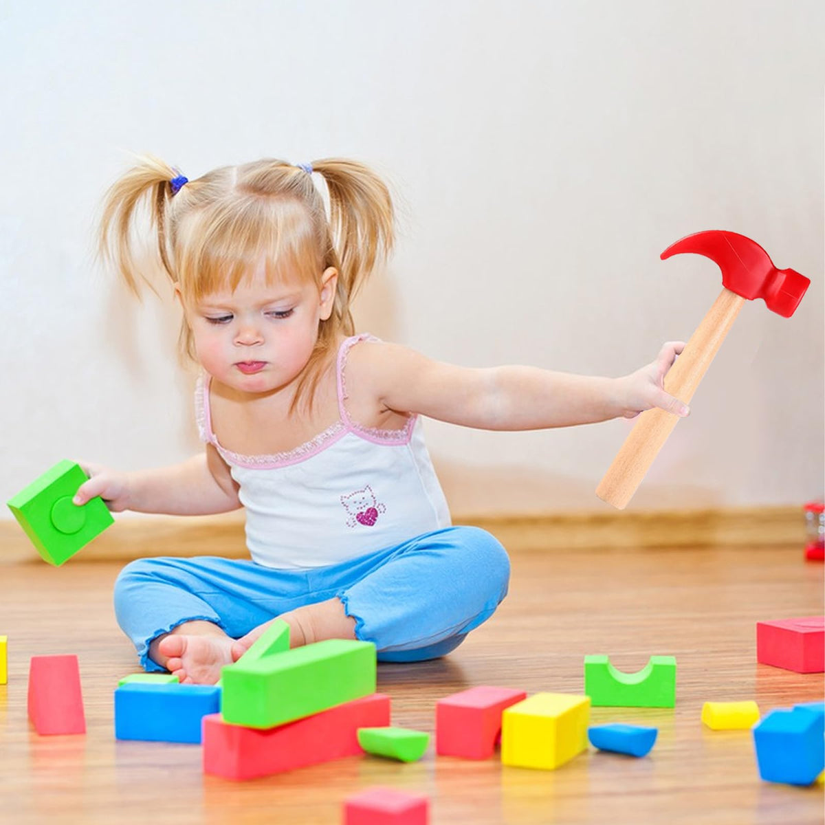 AIHSUMC durable wood and plastic components built for lasting pretend play.