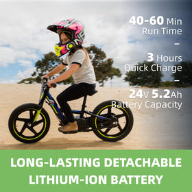 AIII 16-inch inflatable tires provide traction and cushioning on varied terrains