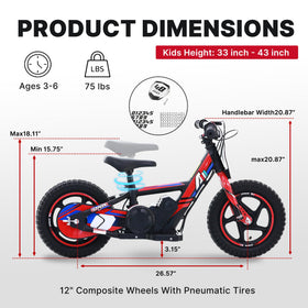 AIII adjustable seat and personalization kit enable growth and rider identity.