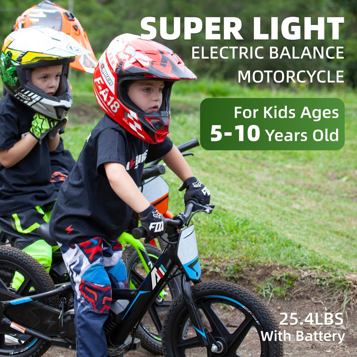 AIII aluminum-frame design highlights durability and a sleek look for young riders