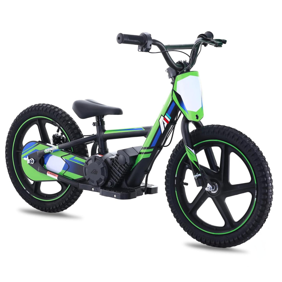 AIII lightweight dirt bike with twist throttle for precise speed control on kids' rides