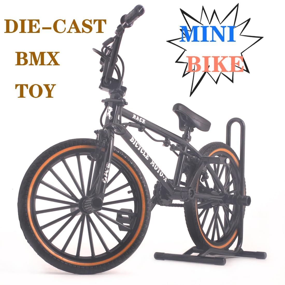 Ailejia mini finger bike disassembled to demonstrate easy reassembly as a learning toy.