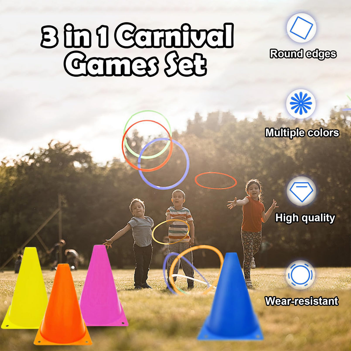 ailixinda colored bean bags designed for soft, durable tossing during kids’ games