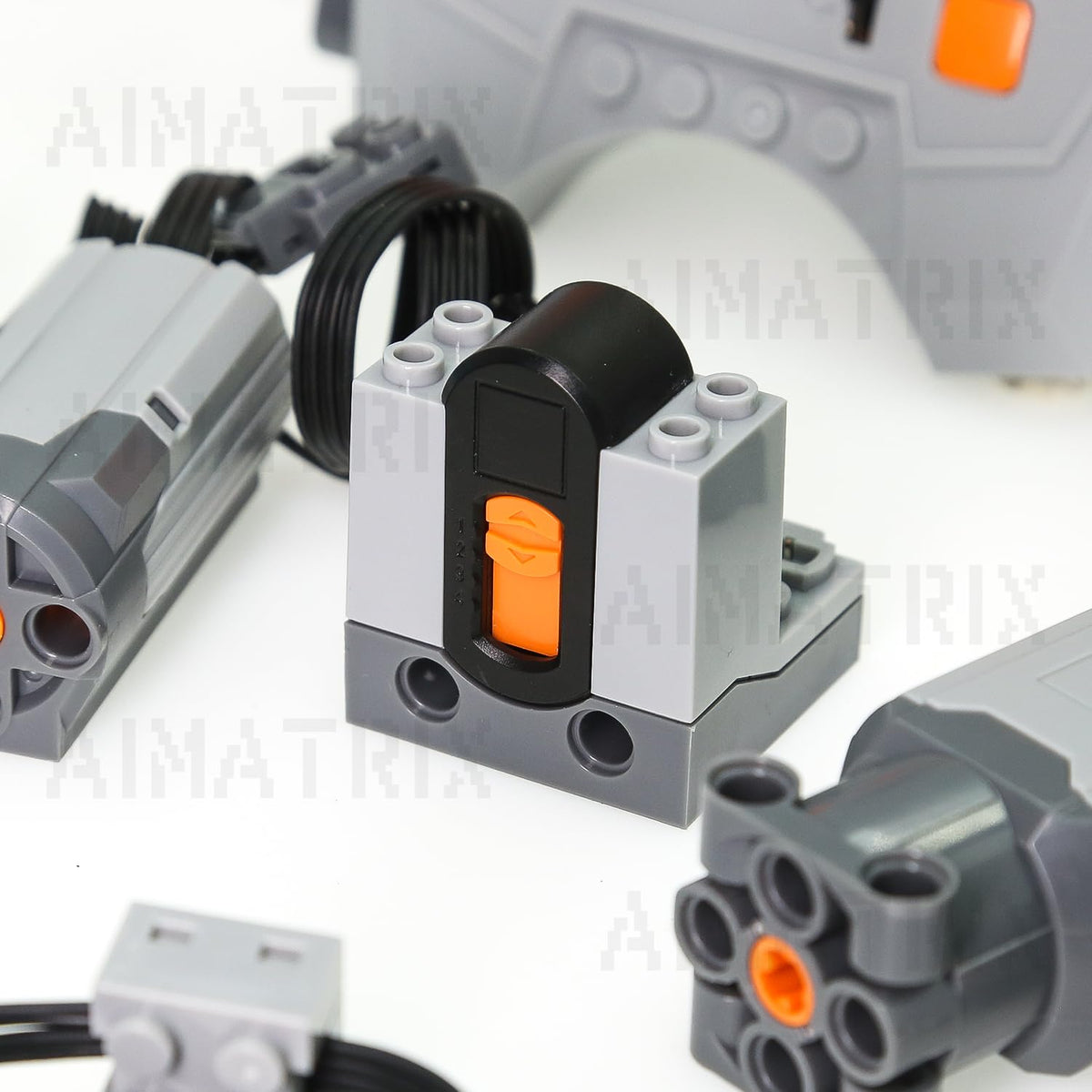AIMATRIX 9pcs motor kit L motor powers bigger moving constructions