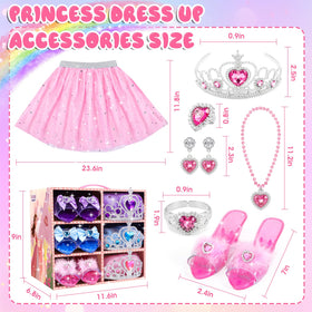 AINIOKA princess crowns for sparkling royal role play and confident costume moments