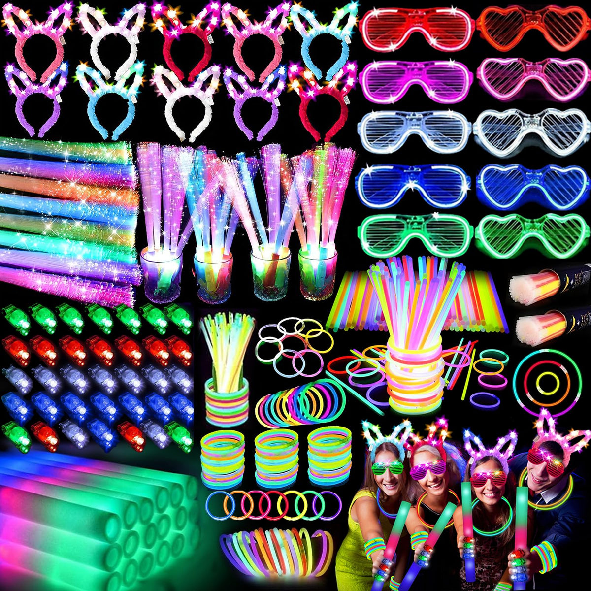 AioAuiy glow party foam sticks brighten events with safe, flexible fun.
