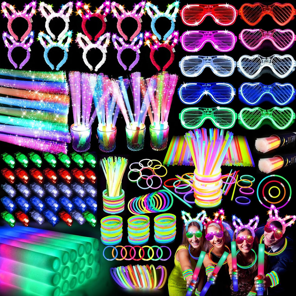 AioAuiy glow party foam sticks brighten events with safe, flexible fun.