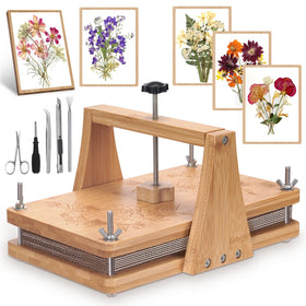 AIOWZZY large flower press assembly for drying blooms and flat-color specimens