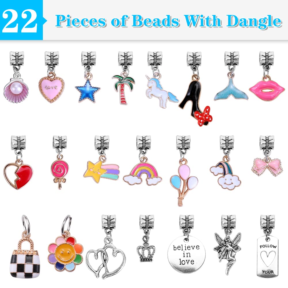 AIPRIDY vibrant bead pieces showcase a rainbow palette for fun jewelry designs