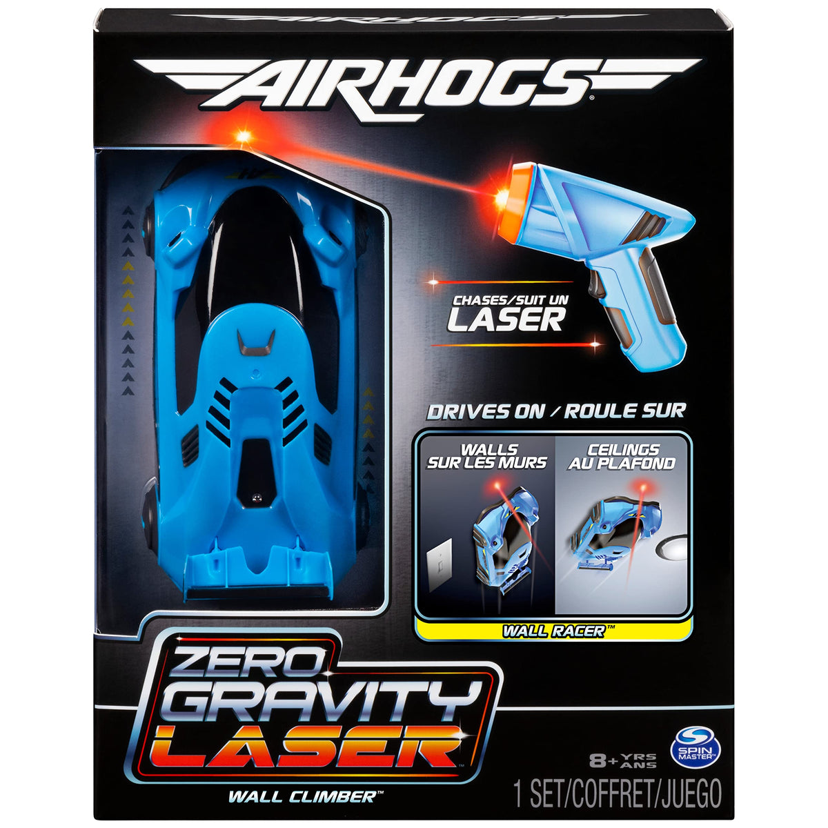 Air Hogs Zero Gravity Light side view highlighting slim profile for tight spaces