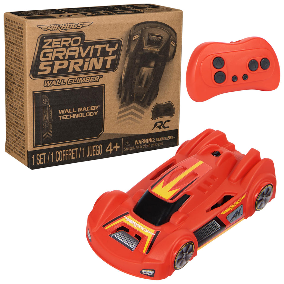 Air Hogs Zero Gravity Sprint Wall Racer front view for fast indoor fun