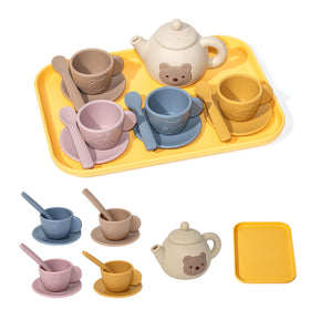 Air2Yun tea party teapot with lid for safe pretend play.
