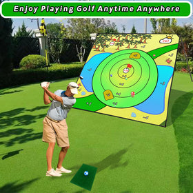 Airaperto Battle Golf includes 32 lightweight practice balls for safe indoor use.